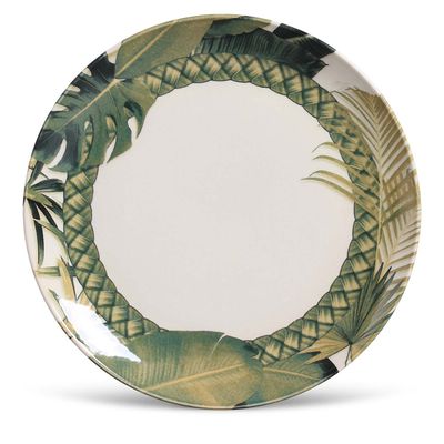 Prato Raso Coup Foliage Cerâmica 6 Peças Porto Brasil