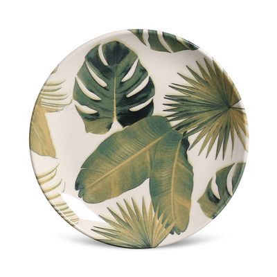 Prato Sobremesa Coup Foliage Cerâmica 6 Peças Porto Brasil