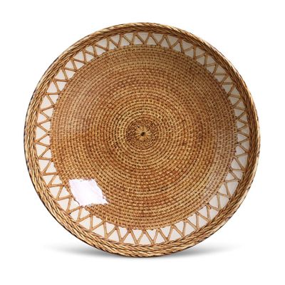 Prato Fundo Coup Pineapple Natural Cerâmica 6 Peças Porto Brasil