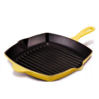 Grelha Quadrada Tradition 26 cm Amarelo Dijon Le Creuset