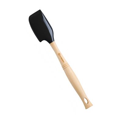 Espátula Pequena Vênus Silicone Pro Preto Black Onix Le Creuset
