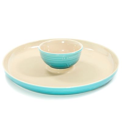 Prato para Aperitivo Azul Caribe Le Creuset
