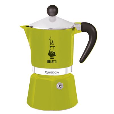 Cafeteira Rainbow 3 Xícaras Verde Bialetti