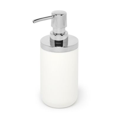 Porta Sabonete Líquido Junip Resina Branco Matte Umbra