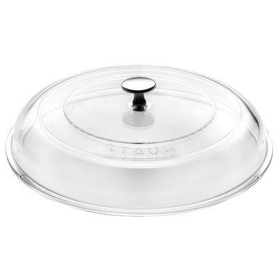 Tampa de Panela Acessório Staub Vidro 20 cm Cinza Staub