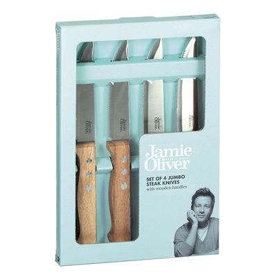 Facas Madeira Conjunto 4 Peças Jamie Oliver