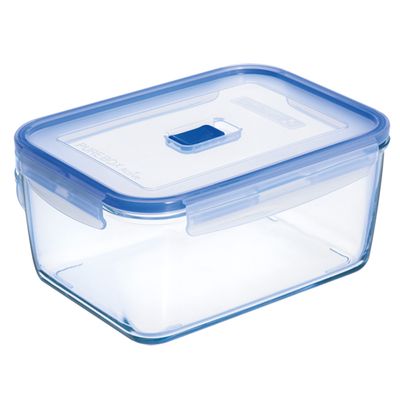 Pote Hermético Pure Box Active Retangular Jumbo 2,9 Litros Luminarc