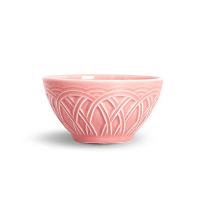 Bowl Cestino Cerâmica 6 Peças Rosa Porto Brasil