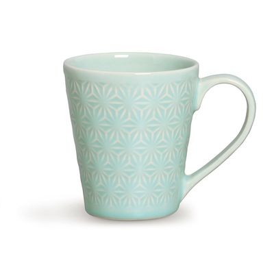 Caneca Manish Cerâmica 280 ml Verde Porto Brasil