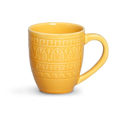 Caneca Greek Cerâmica 330 ml Mostarda Porto Brasil