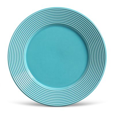 Prato Raso Argos Cerâmica 6 Peças Azul Poppy Porto Brasil