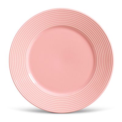 Prato Raso Argos Cerâmica 6 Peças Rosa Porto Brasil