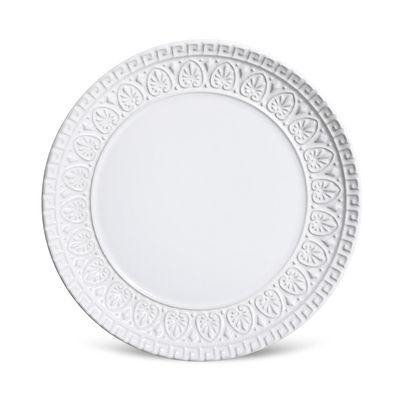 Prato Sobremesa Greek Cerâmica 6 Peças Branco Porto Brasil