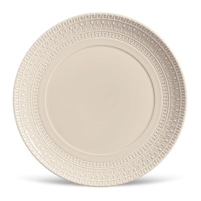 Prato Raso Greek Cerâmica 6 Peças Cru Porto Brasil