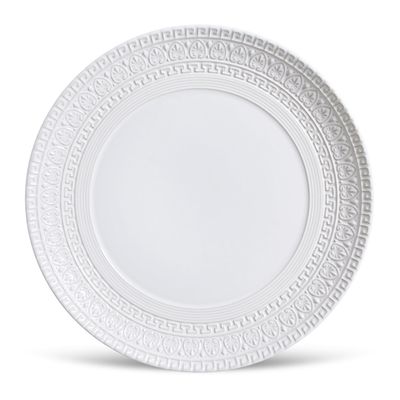 Prato Raso Greek Cerâmica 6 Peças Branco Porto Brasil