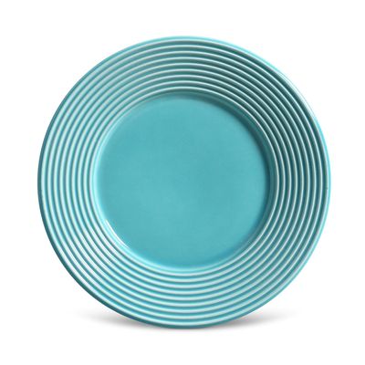 Prato Sobremesa Argos Cerâmica 6 Peças Azul Poppy Porto Brasil