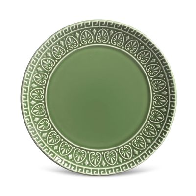 Prato Sobremesa Greek Cerâmica 6 Peças Sálvia Porto Brasil