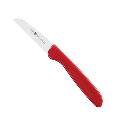 Faca para Legumes 2 3/4 Pol Aço Inox Plástico Vermelho Zwilling J.A. Henckels
