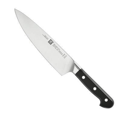 Faca do Chef 8 Pol Zwilling Pro Aço Inox Lâmina Curva Zwilling J.A. Henckels