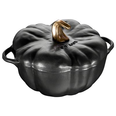Caçarola Formato Abóbora Ferro Fundido 24 cm Preto Staub