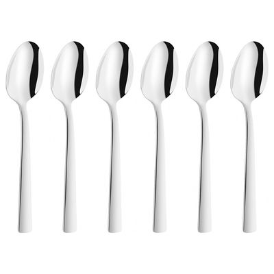 Colher para Café Dinner Aço Inox 6 Peças Polido Zwilling J.A. Henckels