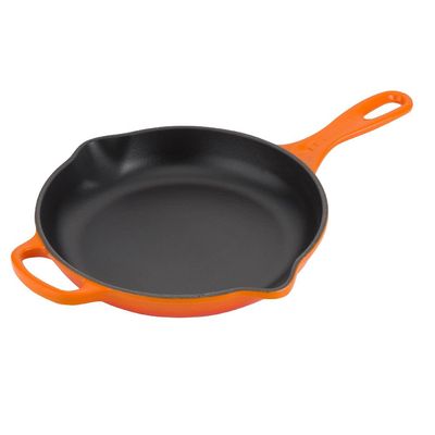 Frigideira Skillet Redonda Alça Signature 20 cm Laranja Le Creuset