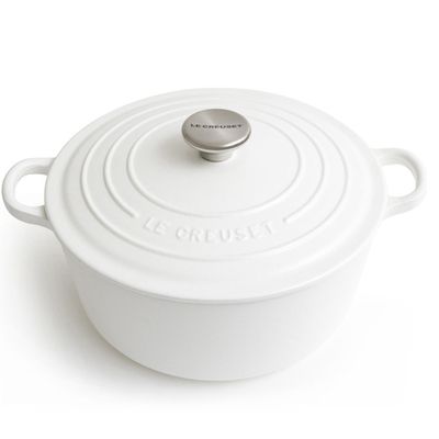 Panela Redonda Signature 26 cm Branco Le Creuset