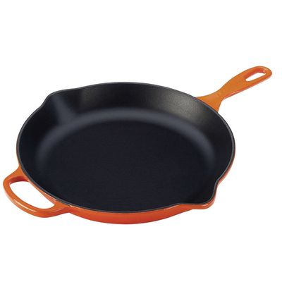 Frigideira Skillet Redonda Alça Signature 26 cm Laranja Le Creuset