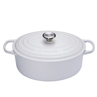 Panela Oval Signature 31 cm Branco Le Creuset