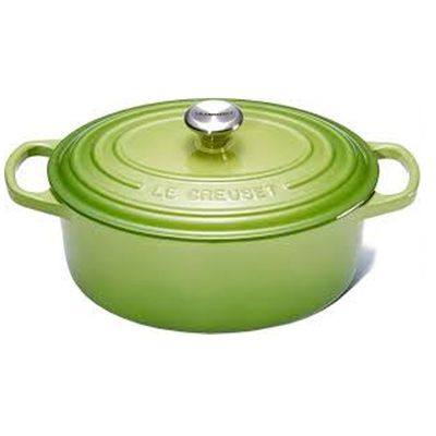 Panela Oval Signature 31 cm Verde Palm Le Creuset