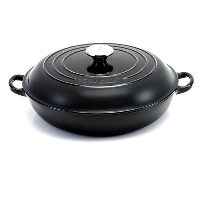 Caçarola Buffet Signature 30 cm Preto Matte Black Le Creuset
