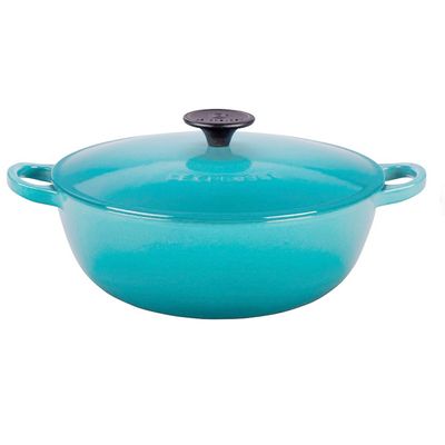 Panela Marmita 22 cm Azul Caribe Le Creuset