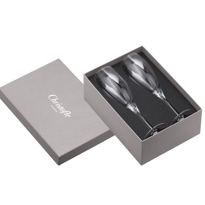 Taça Champanhe Albi 200 ml Cristal 2 Peças Christofle