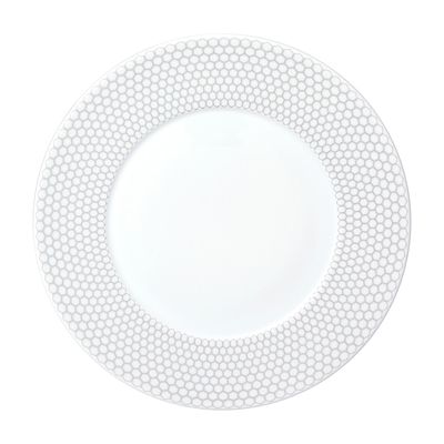Prato Sobremesa Madison 6 Porcelana Branco Christofle