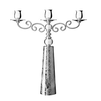 Candelabro para 3 Velas Jardin D Eden 39,7 cm Prata Christofle