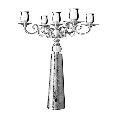Candelabro para 5 Velas Jardin D Eden 39,7 cm Prata Christofle