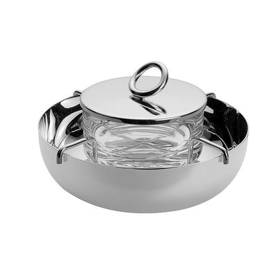 Conjunto para Servir Caviar Vertigo 17 cm 2 Peças Prata Christofle