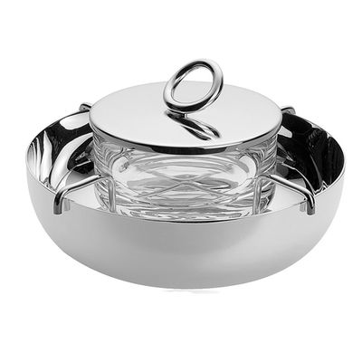 Conjunto para Servir Caviar Vertigo 14 cm 2 Peças Prata Christofle