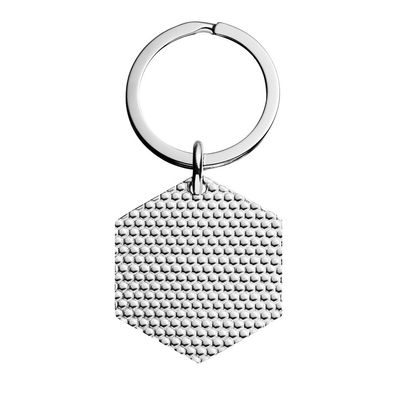 Chaveiro Hexagonal Madison 6 Prata Christofle