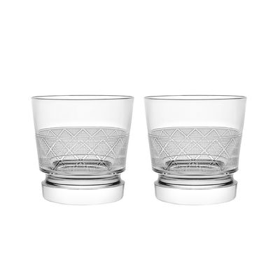 Copos Whisky Duplo Jardin D Eden 2 Peças Cristal Christofle