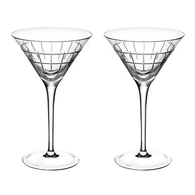 Taça Martini Graphik 90 ml 2 Peças Cristal Christofle