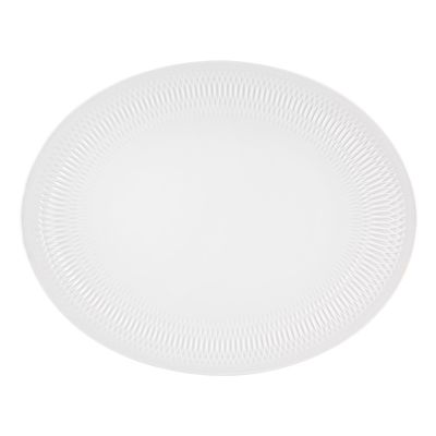 Travessa Oval Utopia 35 cm Porcelana Branco Vista Alegre Atlantis