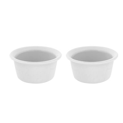 Ramekin Fusion Cerâmica Refratária 11 cm 2 Peças Branco Vista Alegre Atlantis