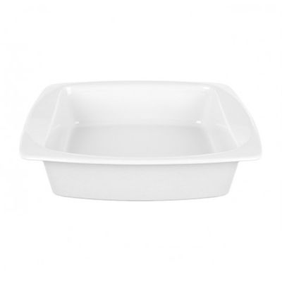 Assadeira Quadrada Fusion Cerâmica Refratária 30 cm Branco Vista Alegre Atlantis
