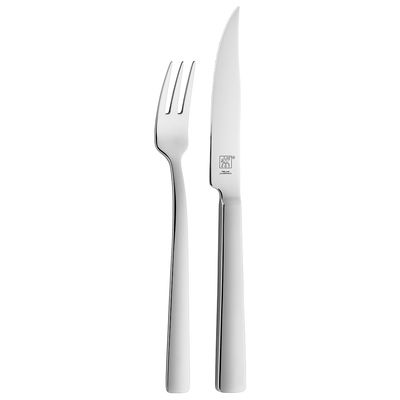 Garfo e Faca para Carne Dinner Aço Inox Polido Zwilling J.A. Henckels