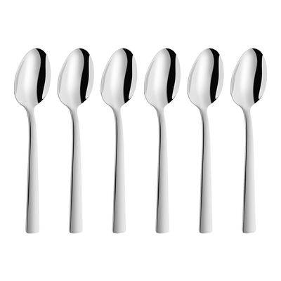 Colher para Chá e Café com Leite Dinner Aço Inox 6 Peças Polido Zwilling J.A. Henckels