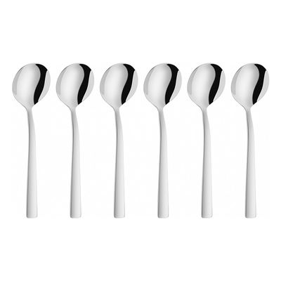 Colher Sobremesa Dinner Aço Inox 6 Peças Polido Zwilling J.A. Henckels