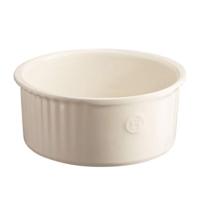 Travessa para Soufflé Cerâmica HR 23 cm Areia Emile Henry