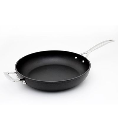 Frigideira Funda com Alça Non Stick Alumínio e Aço Inox 30 cm Preto Le Creuset