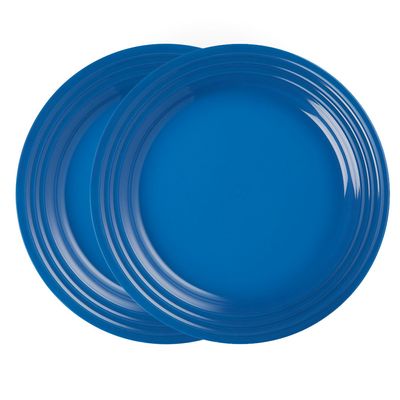 Prato Redondo 22 cm 2 Peças Azul Marseille Le Creuset